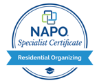 Badge Logo for National Association of Productivity & Organizing Certificate of Study